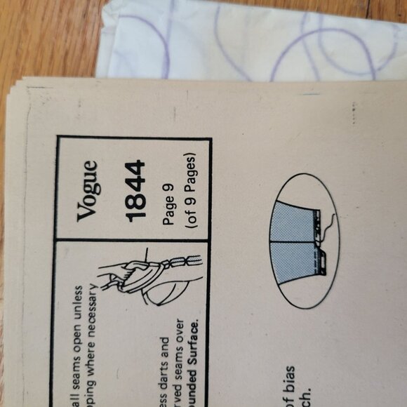 Little Vogue Toddlers Transfer Togs Sewing Pattern 1844 Size 4 Vintage Set - Picture 8 of 12